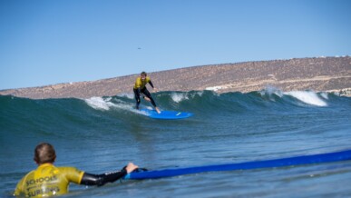 Schools go surfing group learning